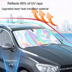 Car Front Windshield Sunshade Colorful Laser Heat Insulation Sunscreen Sunshade Umbrella