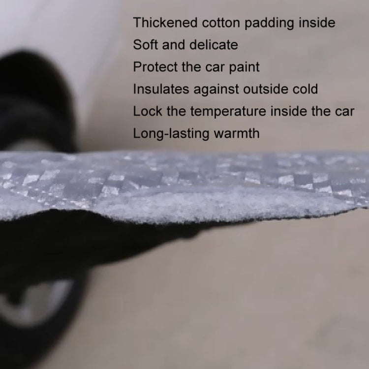 Car Front Windshield Cover Sun Shade Snow Shield Sunscreen Heat Insulation Frostproof Car Coat Half Cover