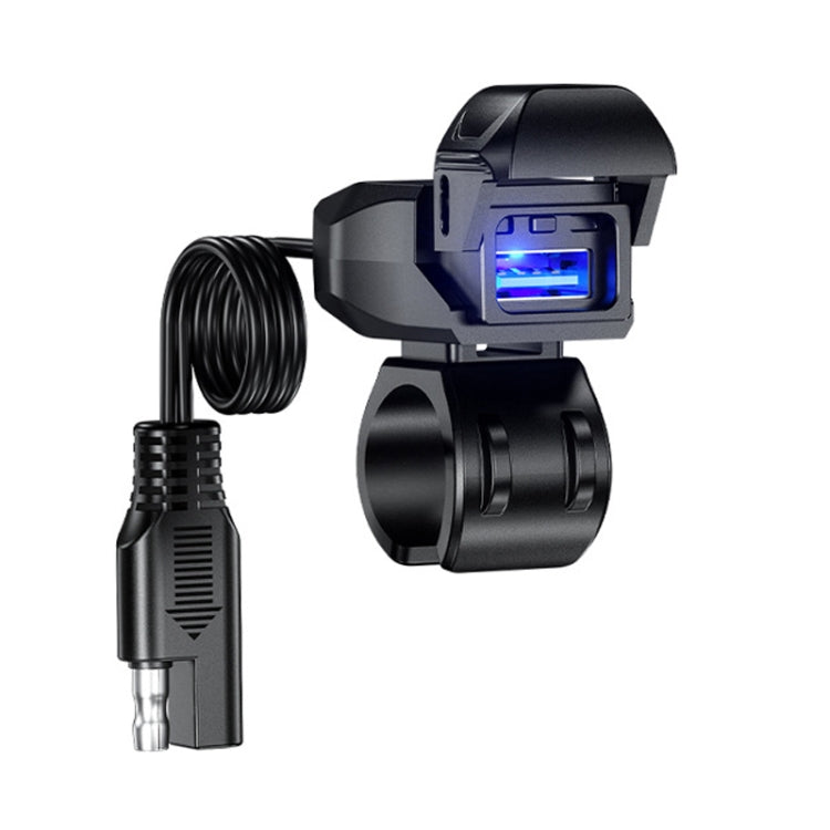 Kewig Motorcycle Phone Charger Outdoor Riding Fast Charging Waterproof USB Charging Stand