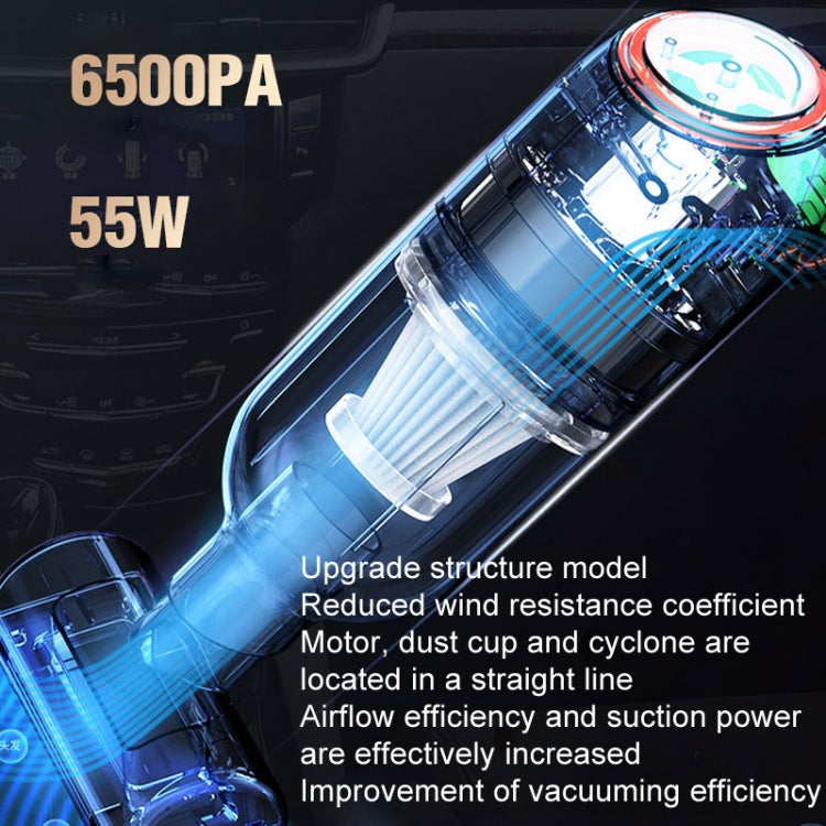 Wireless Charging Car Vacuum Cleaner Mini Handheld High Power Wet and Dry Vacuum Cleaner