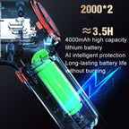 Wireless Charging Car Vacuum Cleaner Mini Handheld High Power Wet and Dry Vacuum Cleaner