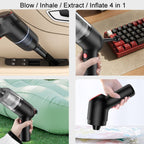 Wireless Charging Car Vacuum Cleaner Mini Handheld High Power Wet and Dry Vacuum Cleaner