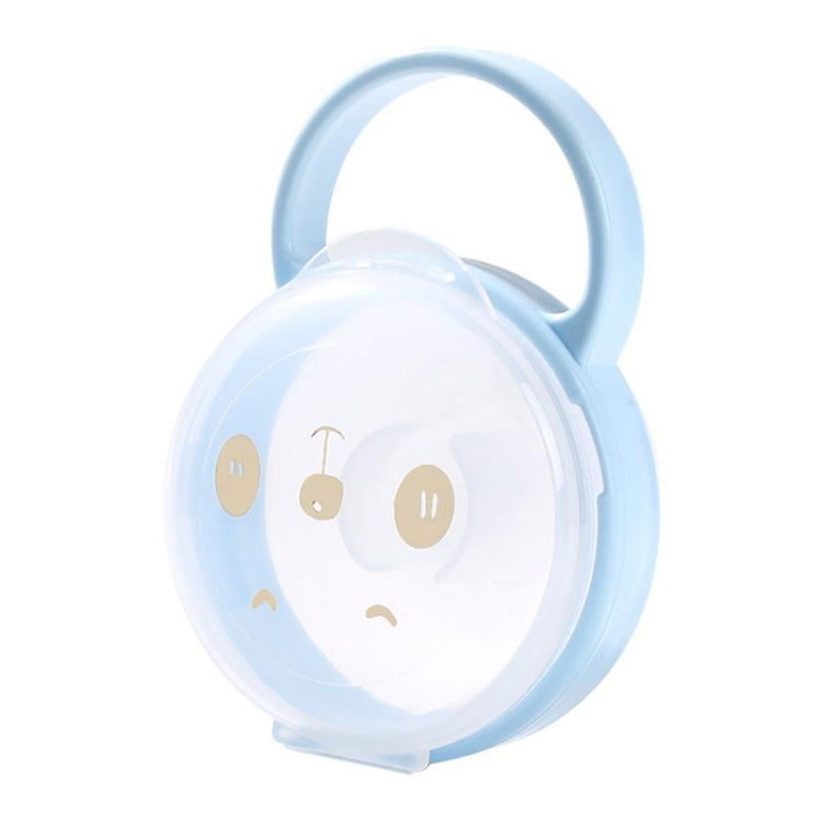 Baby Cartoon Panda Pacifier Storage Case Portable Pacifier Transparent Dust Box