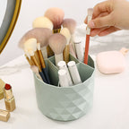 Desktop Rotating Pen Holder Large Capacity Stationery Storage Box Makeup Brush Storage Bucket — view 8