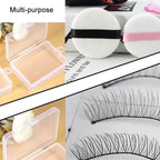 10pcs Rectangle Plastic Transparent Storage Box With Lid Dustproof Earring Ring Jewelry Storage Box — view 5