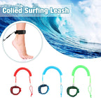5mm / 10ft Coiled Surfboard Leash Storm Series Surfing Leg Rope