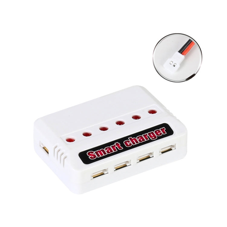 One To Six 3.7V Lithium Battery Drone USB Charger