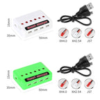 One To Six 3.7V Lithium Battery Drone USB Charger