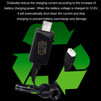 11.1V 2A 3S Lithium Battery USB Charger With Light
