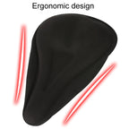 Mountain Bike Silicone Saddle Cover Cycling Stereo Saddle Gear