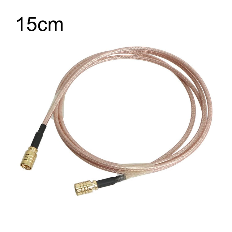 SMB Female To SMB Female RG316 Coaxial Cable Jumper — 10cm