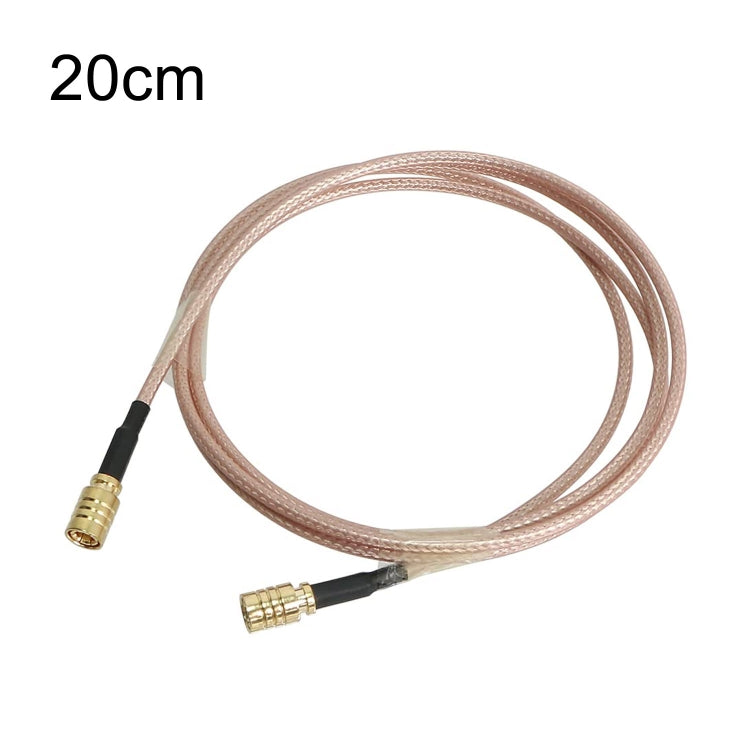 SMB Female To SMB Female RG316 Coaxial Cable Jumper — 15cm