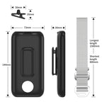 For Apple Vision Pro Battery PC Case Holder With Belt Clip And Shoulder Strap VR Headset Accessory