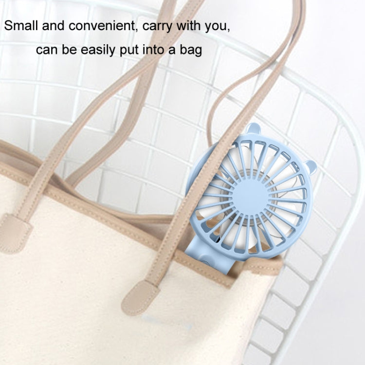Mini USB Handheld Fan Rechargeable Portable Desktop Phone Holder