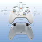EasySMX X05 Wireless Gamepad Hall RGB Effect Controller For PC / Phone / Switch / Steam Deck
