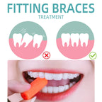 Fawnmum 2pcs /Box Handheld Hollow Cylinder Orthodontic Bite Sticks
