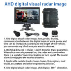 7 Inch Two-Way Display With Reverse Detection Digital Radar