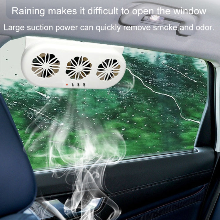 USB Plug-In Car Window Exhaust Fan Car Air Circulation Cooling Ventilation Fan — view 10