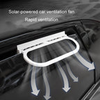 USB Plug-In Car Window Exhaust Fan Car Air Circulation Cooling Ventilation Fan — view 11