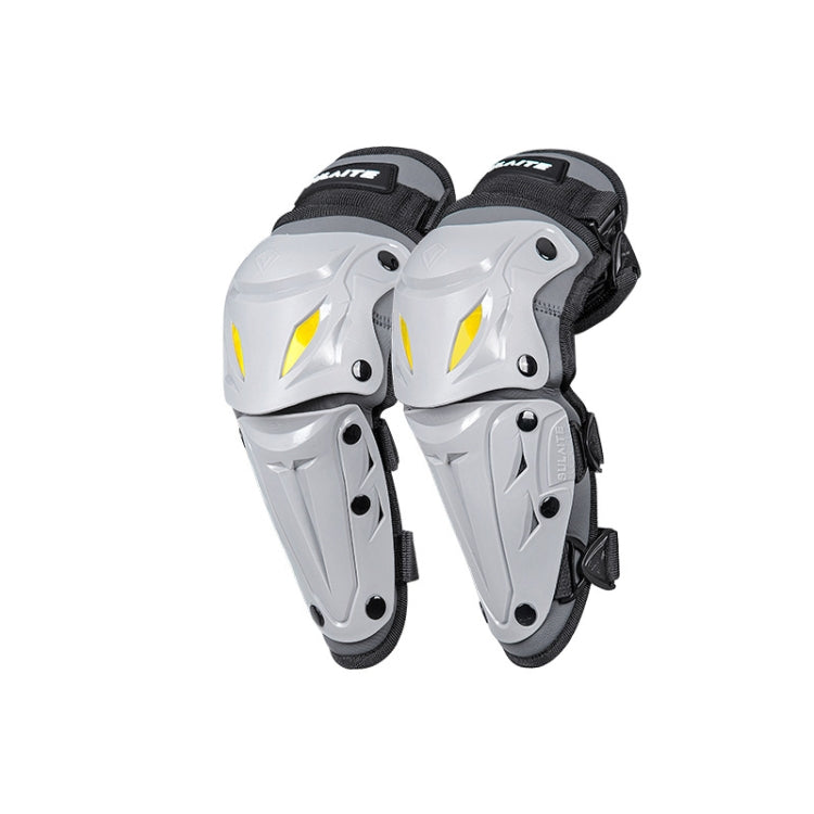 SULAITE Motorcycle Outdoor Riding Breathable Protective Equipment — 2pcs /Set Knee Pads Gray