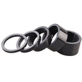Bicycle Carbon Fiber Gasket Fork Bowl Set Handlebar Pad 3/5/10/15/20mm