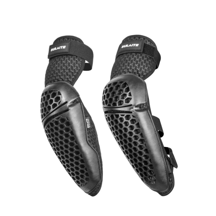 SULAITE Cycling Honeycomb Breathable Heat Dissipation Motorcycle Adjustable Protective Gear — 2pcs /Set Knee Pads