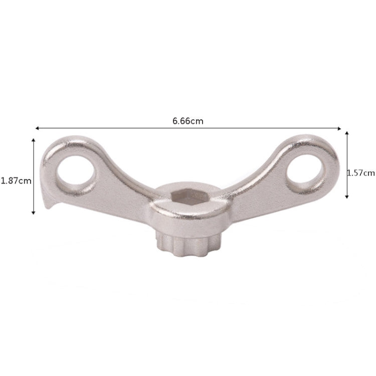 Bicycle Crank Assembly Puller Crank Removal and Adjustment Tool — view 4