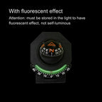 2 In 1 Car Compass With Slope Gauge Foldable High Precision Guide Ball
