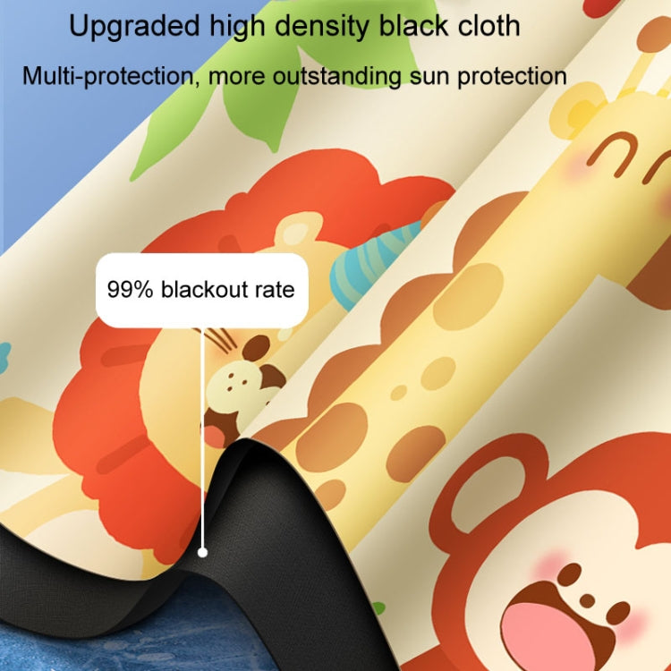 Suction Cup Car Sunshade Children Rear Side Window Insulation Sunscreen Cartoon Car Curtain