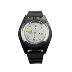 Silicone Strap Waterproof Portable Outdoor Wristwatch Style Compass