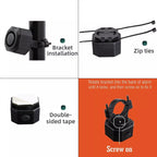 Electric Motorcycle / Bike Anti-theft Alarm Home Wiring Free Vibration Alarm