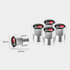 4pcs /Set For GR Metal Car Tire Valve Modification