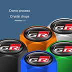 4pcs /Set For GR Metal Car Tire Valve Modification