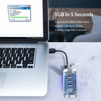 4 x USB 3.0 HUB 5Gbps Transparent Docking Station USB Adapter Splitter — view 8