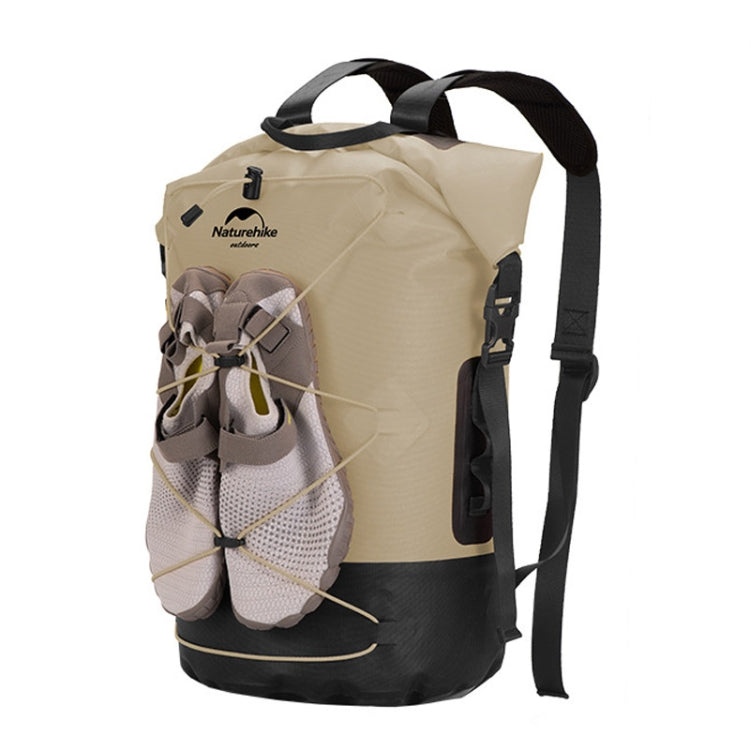 Naturehike Wet Dry IPX6 Waterproof Bag Outdoor Seaside Diving Swimming Rafting Equipment — 20L Yellow