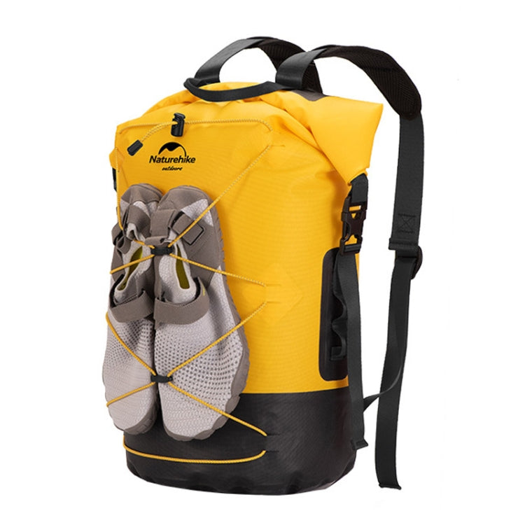 Naturehike Wet Dry IPX6 Waterproof Bag Outdoor Seaside Diving Swimming Rafting Equipment — 30L Khaki