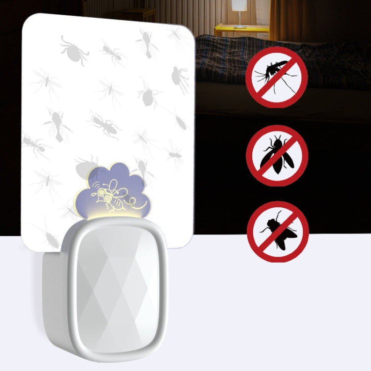 Household Indoor Mosquito Light Stick-Type Mosquito Traps With Night Light — Black US Plug