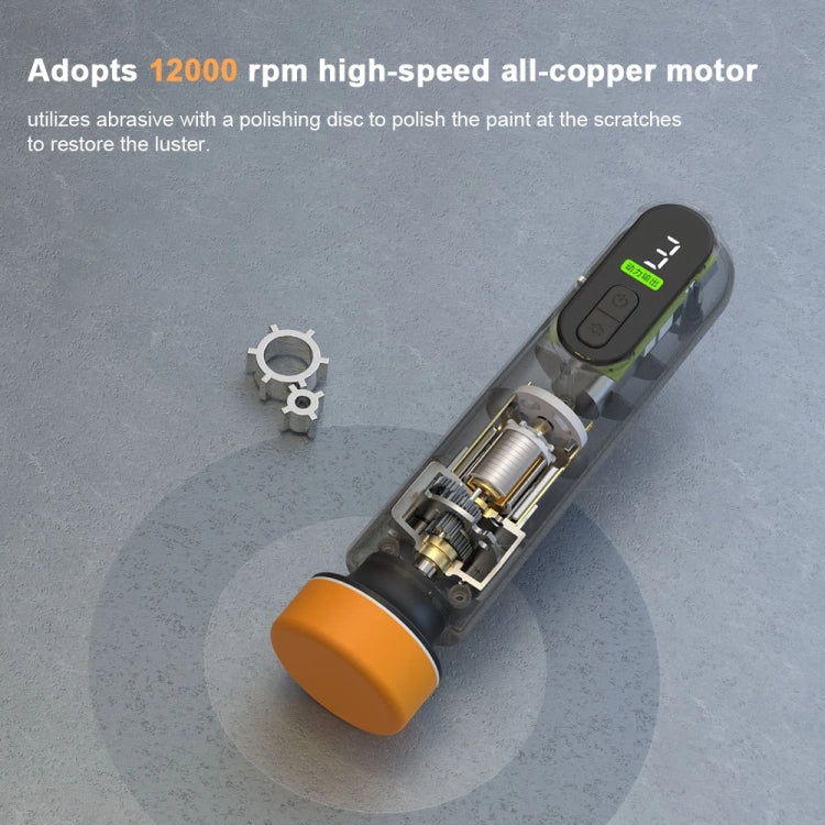 Car Waxer Wireless Polisher Car Paint Scratch Repair Grinder — view 8