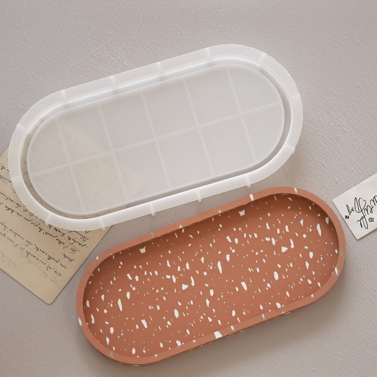 DIY Epoxy Oval Tray Dish Mold Silicone Mold for Flower Pot Base — view 8