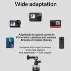TELESIN 360 Degree Rotation 1.5m Selfie Stick Foldable Tripod for DJI, Insta360, GoPro and Other Action Cameras