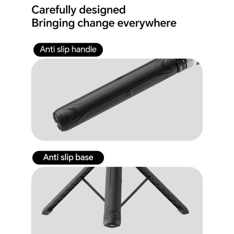 TELESIN 360 Degree Rotation 1.5m Selfie Stick Foldable Tripod for DJI, Insta360, GoPro and Other Action Cameras
