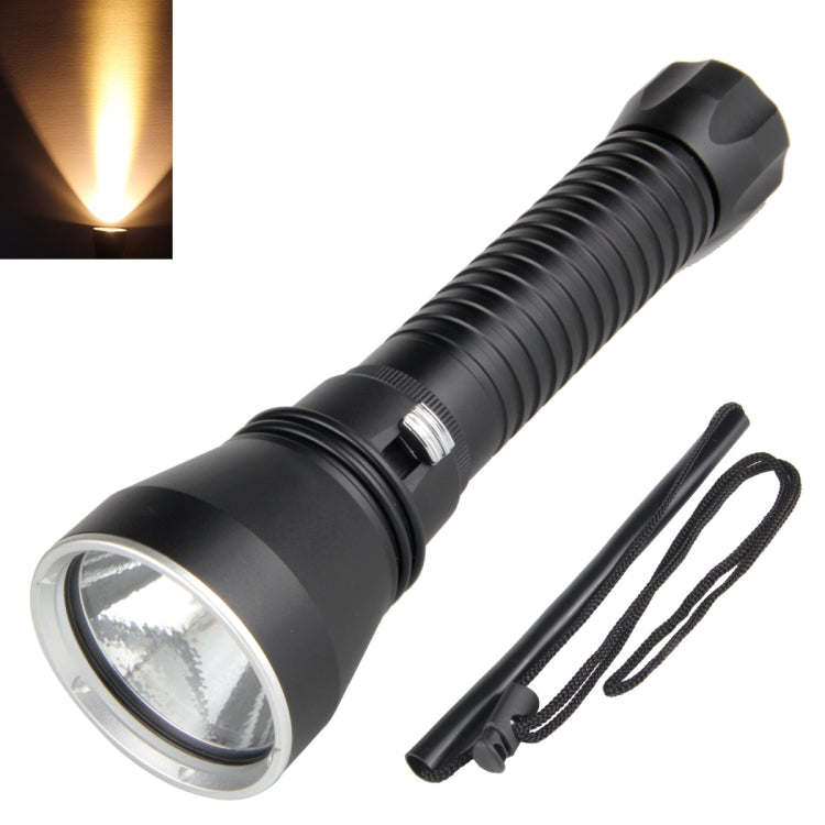 XHP70.2 Diving Flashlight 3000 Lumens IPX8 Waterproof Underwater 80m — 2500mAh x 2 White Light