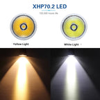 XHP70.2 Diving Flashlight 3000 Lumens IPX8 Waterproof Underwater 80m — view 9