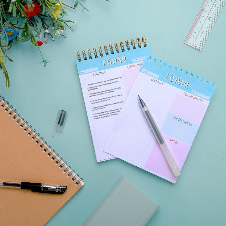 Diary Notepad Note Planning Student Memo — Weekly Plan Type D