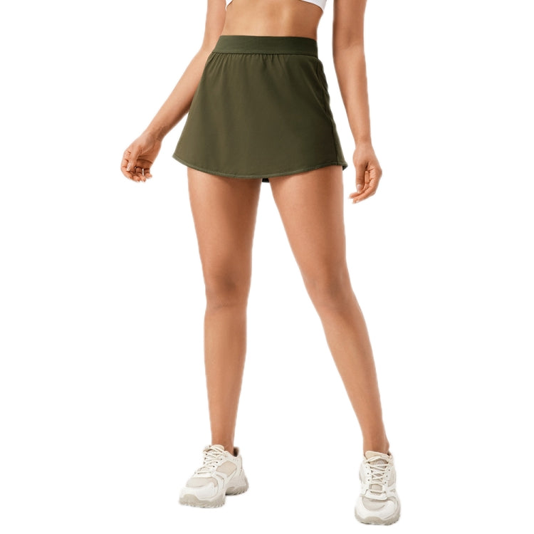 Women Sports Fake Two-Piece Quick-Drying Breathable Fitness Yoga Skirt Pants — view 13