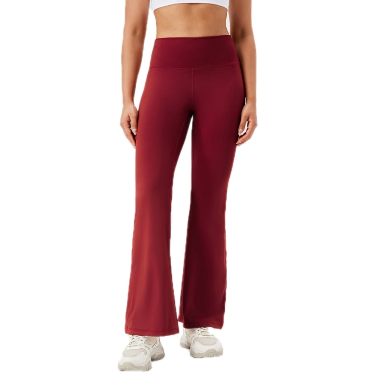 High-Waisted Hip-Lifting Elastic Quick-Drying Yoga Sports Flared Pants — view 20