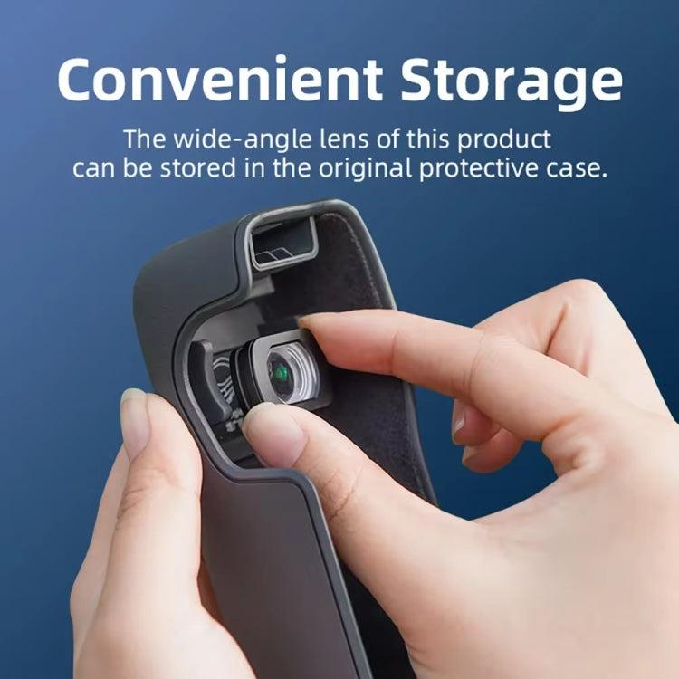 Magnetic Wide-Angle Lens Extend FOV To 112 Degree, For DJI Osmo Pocket 3