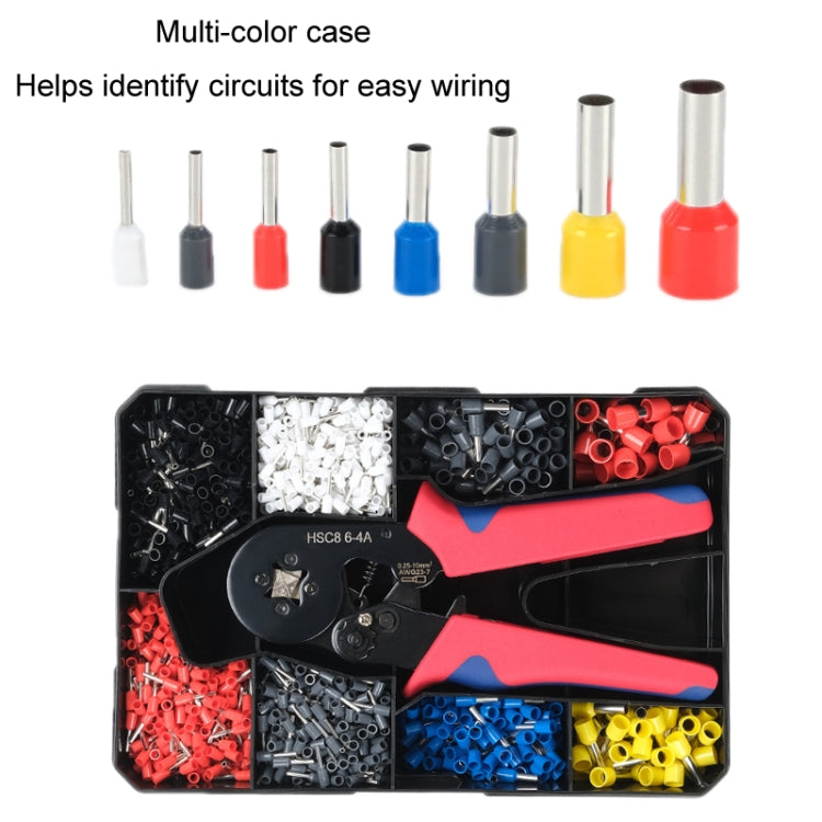 Tube-Type Cold-Pressed Terminal Block Crimping Pliers Plastic Box Set — view 6