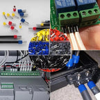 Tube-Type Cold-Pressed Terminal Block Crimping Pliers Plastic Box Set — view 10