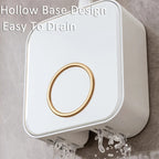 Wall-mounted Toilet Brush and Holder Set Odorless Design with Lid Bathroom Cleaning Kit — view 5